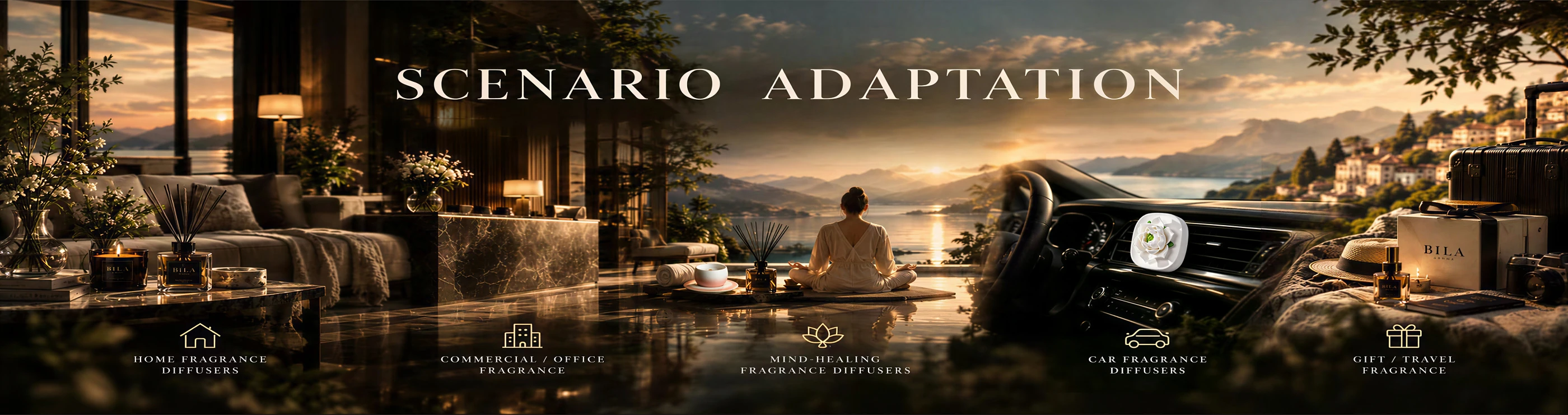 Discover how our fragrance solutions adapt to every scenario and space.